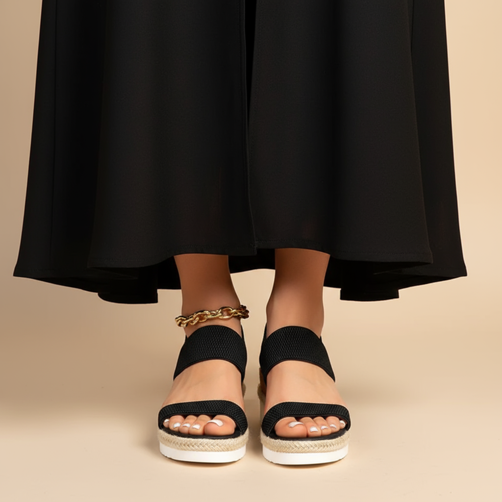 نيرينا - صندل كعب كاجوال