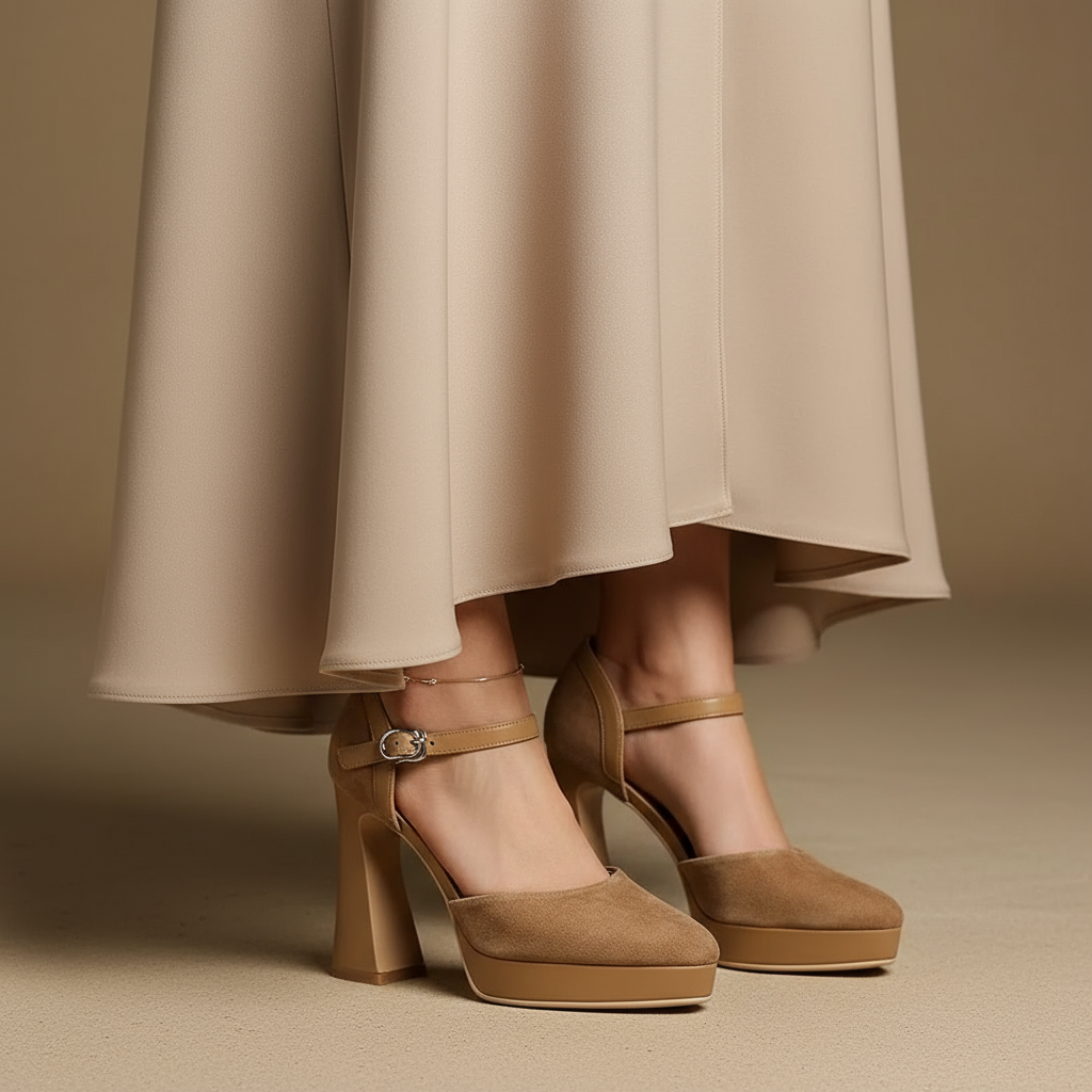 ماريبيل - حذاء كعب أنيق عصري